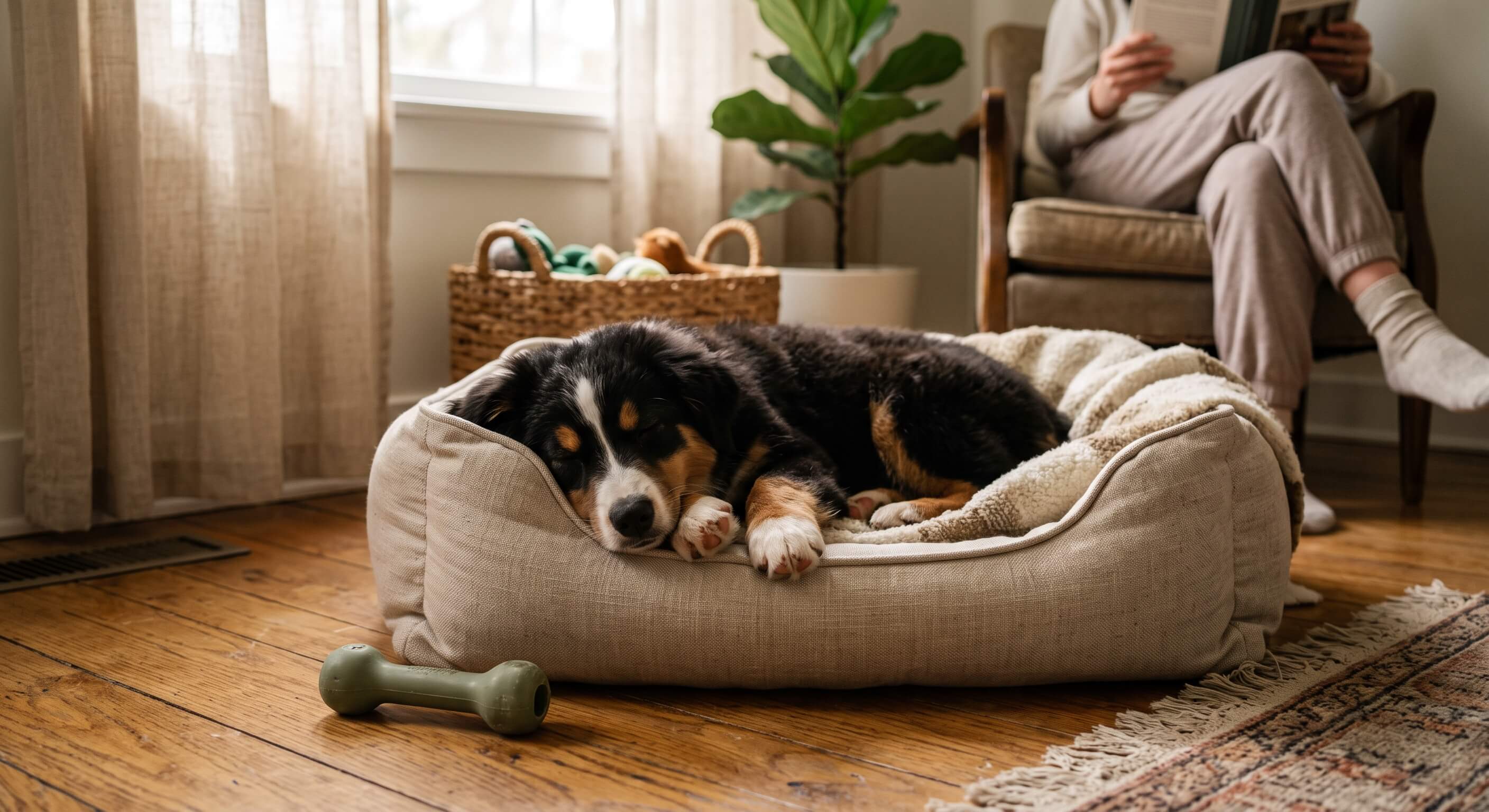 Welpe will nicht schlafen? So gelingt eine bessere Ruhe-Routine